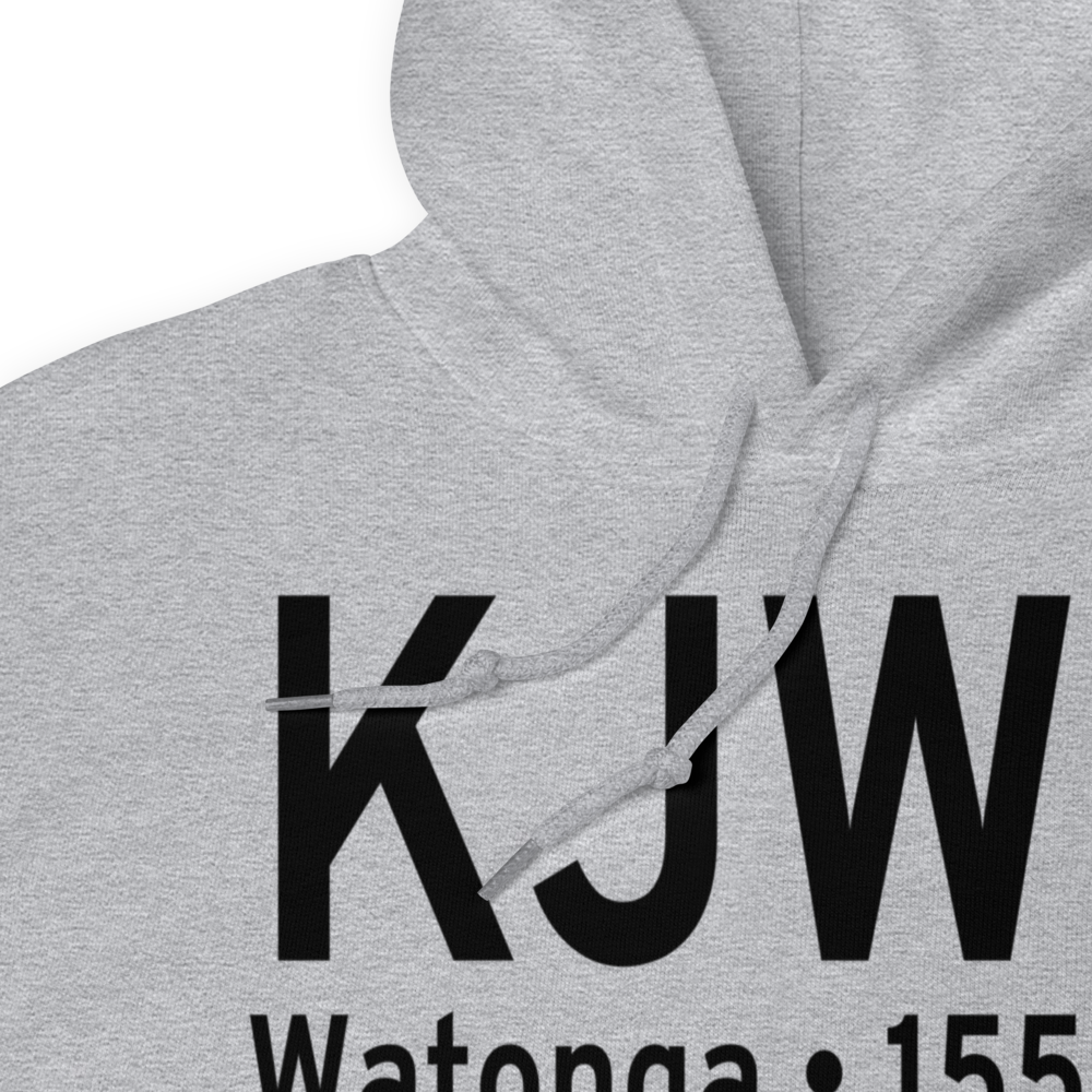 Watonga Regional Airport (KJWG) ICAO Hoodie Sweatshirt 