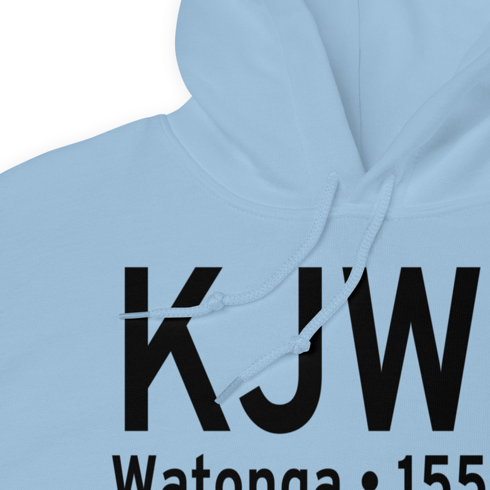 Watonga Regional Airport (KJWG) ICAO Hoodie Sweatshirt 