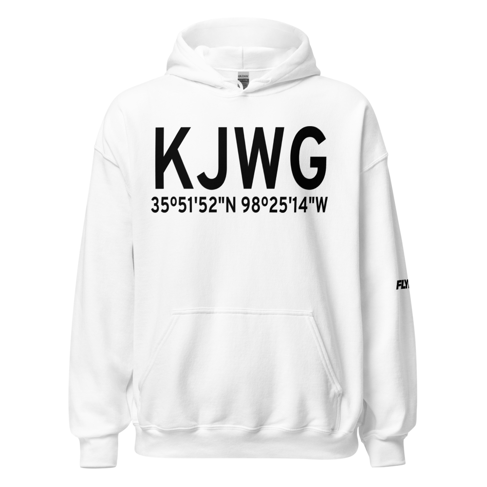 Watonga Regional Airport (KJWG) ICAO Hoodie Sweatshirt 