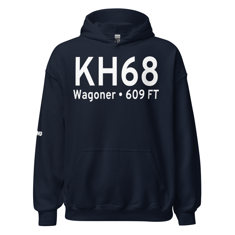 Hefner Easley Airport (KH68) ICAO Hoodie Sweatshirt 