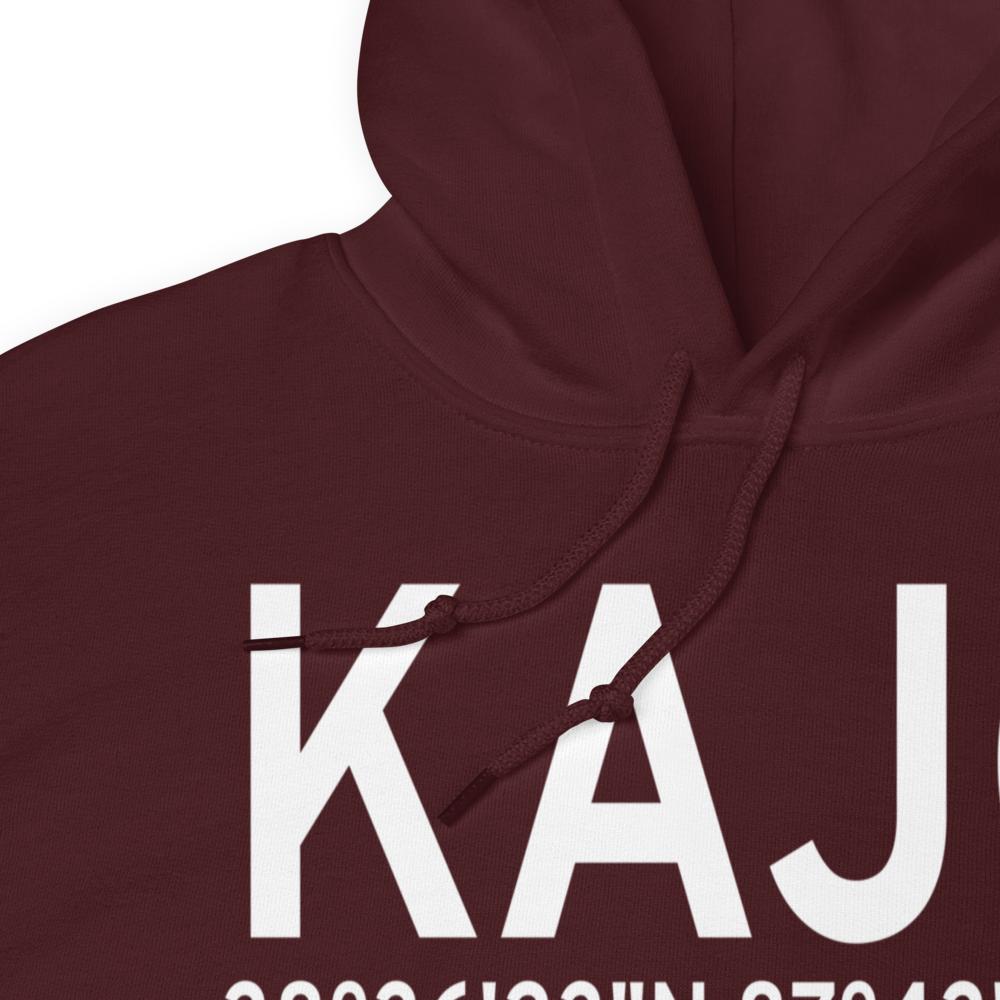 Mount Carmel Municipal Airport (KAJG) ICAO Hoodie Sweatshirt 