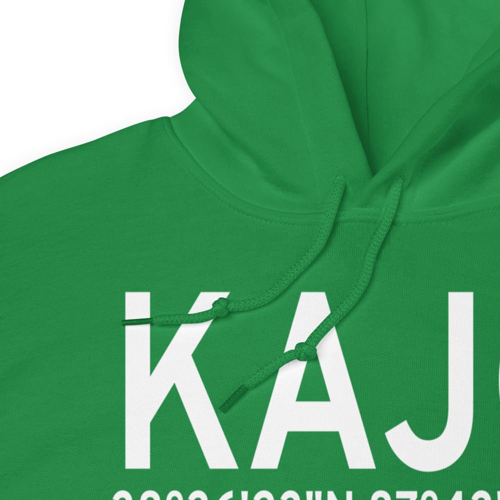 Mount Carmel Municipal Airport (KAJG) ICAO Hoodie Sweatshirt 