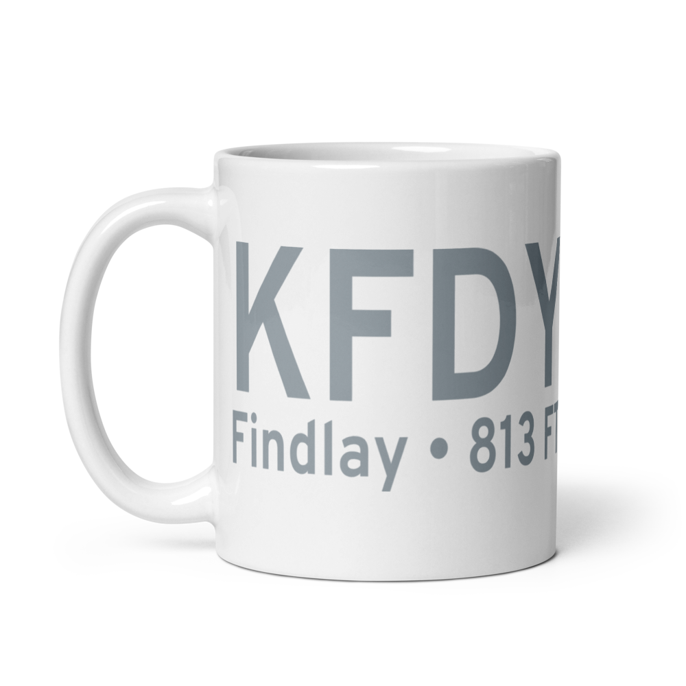 Findlay Airport (KFDY) ICAO Mug 