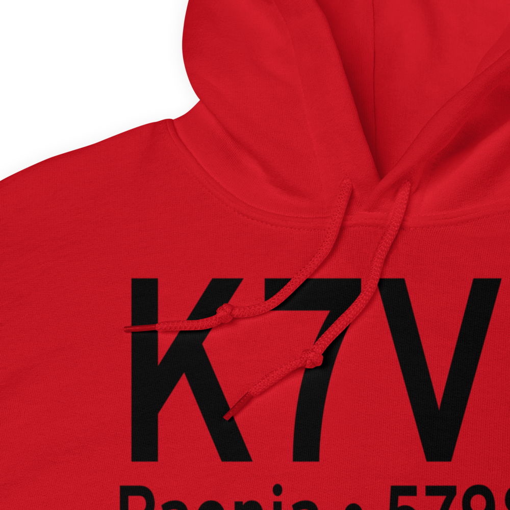 North Fork Valley Airport (K7V2) ICAO Hoodie Sweatshirt 