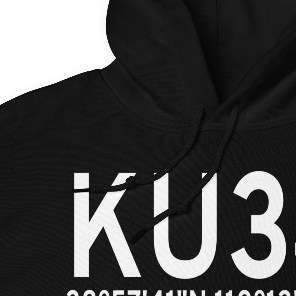 Green River Municipal Airport (KU34) ICAO Hoodie Sweatshirt 