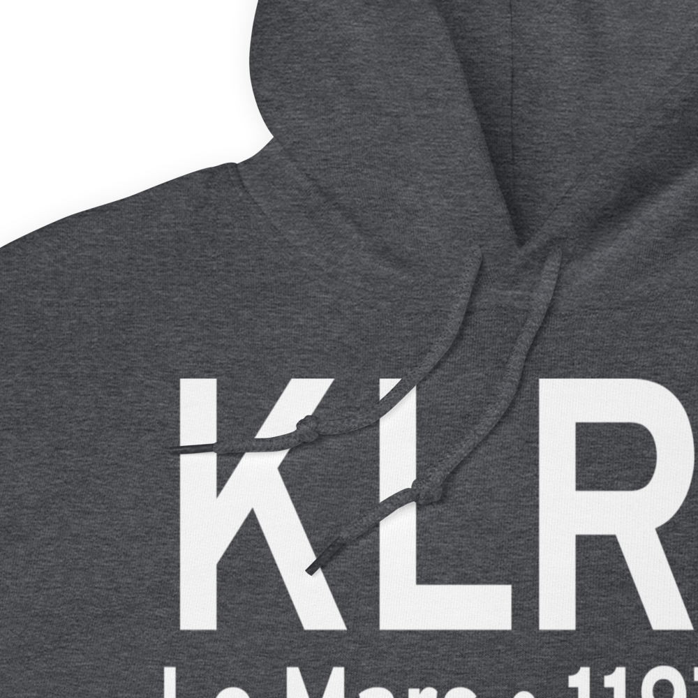 Le Mars Municipal Airport (KLRJ) ICAO Hoodie Sweatshirt 