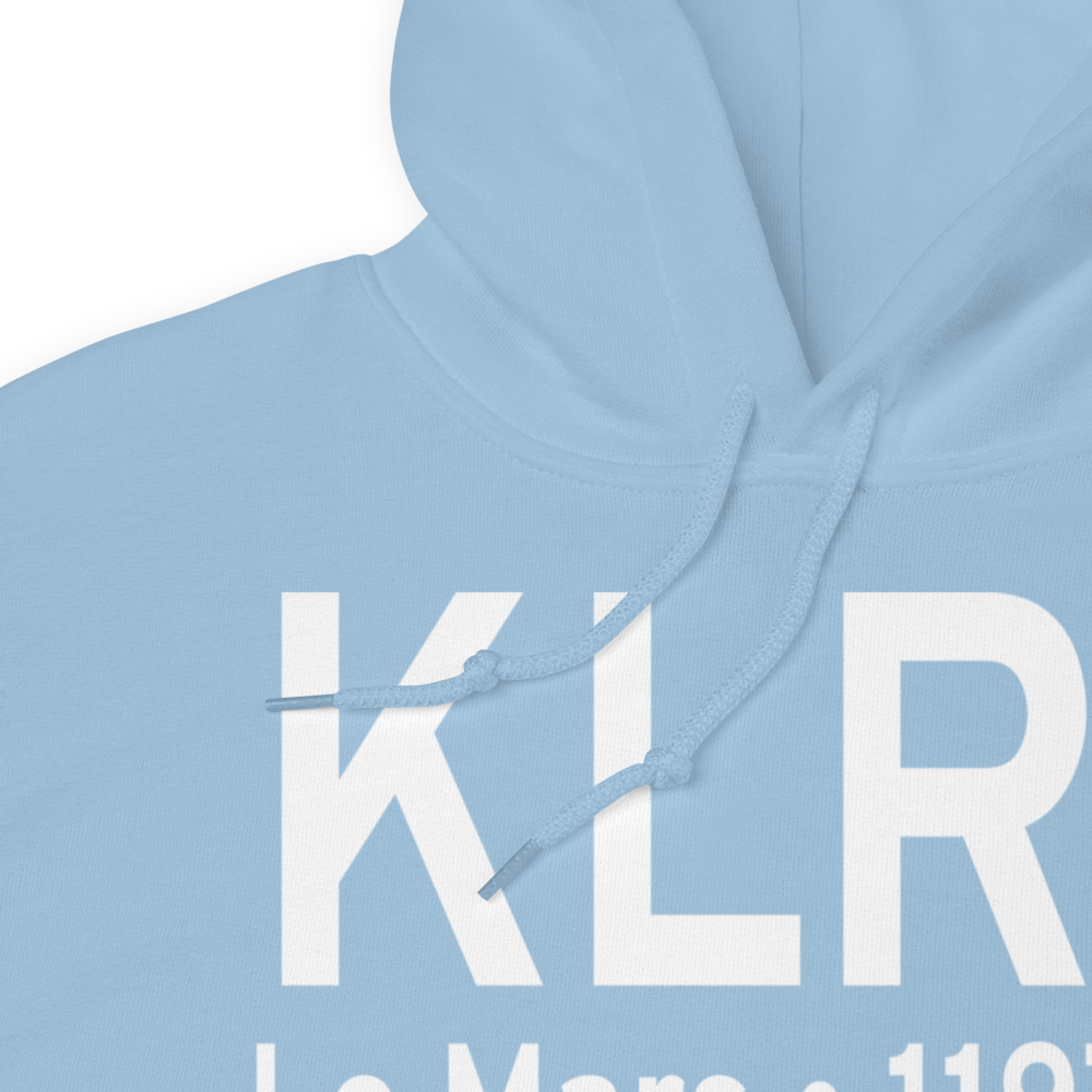 Le Mars Municipal Airport (KLRJ) ICAO Hoodie Sweatshirt 