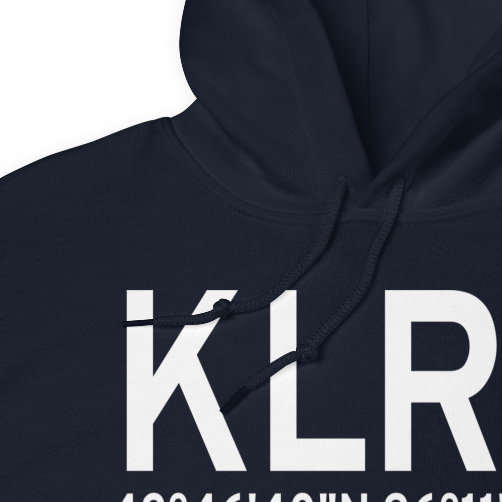 Le Mars Municipal Airport (KLRJ) ICAO Hoodie Sweatshirt 