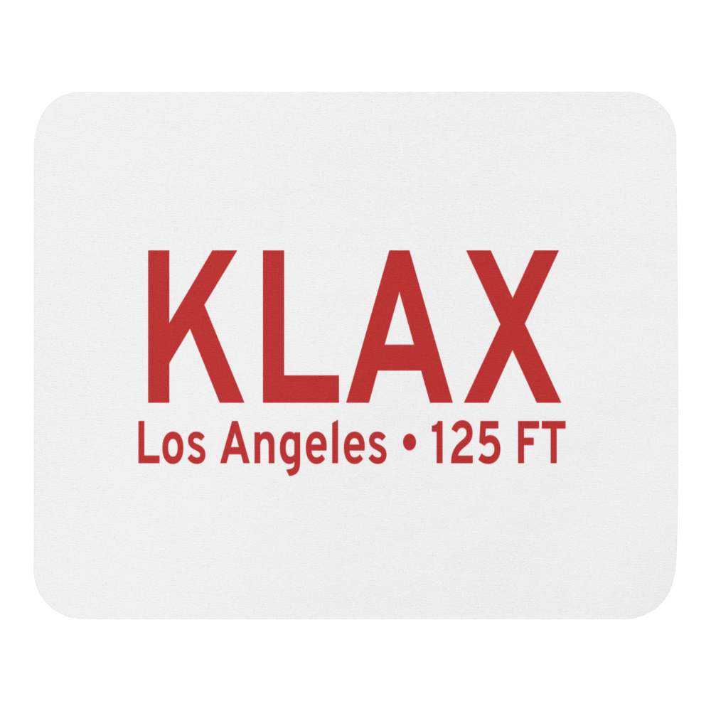 Los Angeles International Airport (KLAX) ICAO  Mouse Pad 