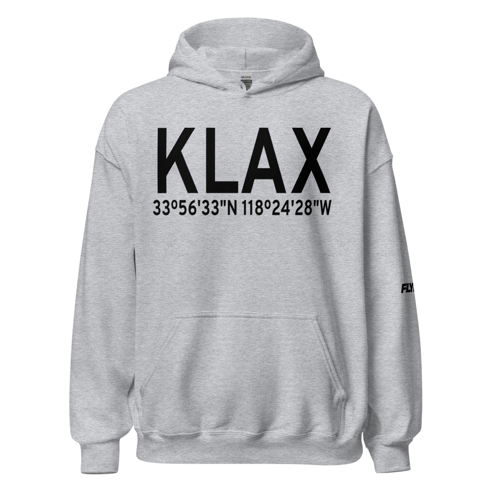 Los Angeles International Airport (KLAX) ICAO Hoodie Sweatshirt 