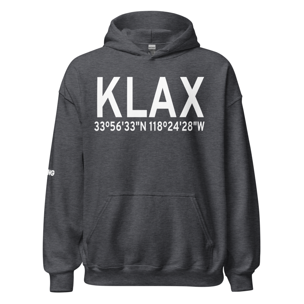 Los Angeles International Airport (KLAX) ICAO Hoodie Sweatshirt 