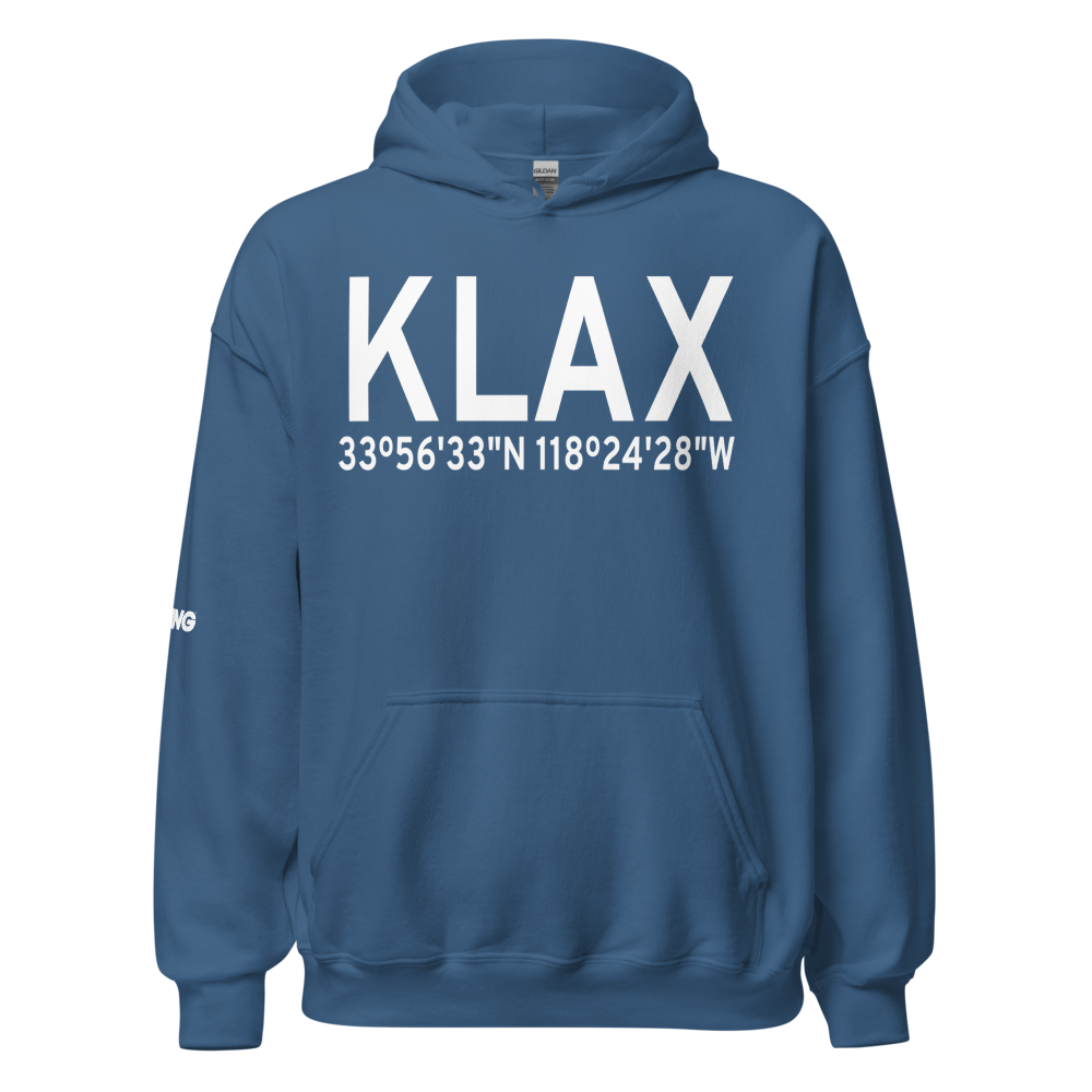 Los Angeles International Airport (KLAX) ICAO Hoodie Sweatshirt 