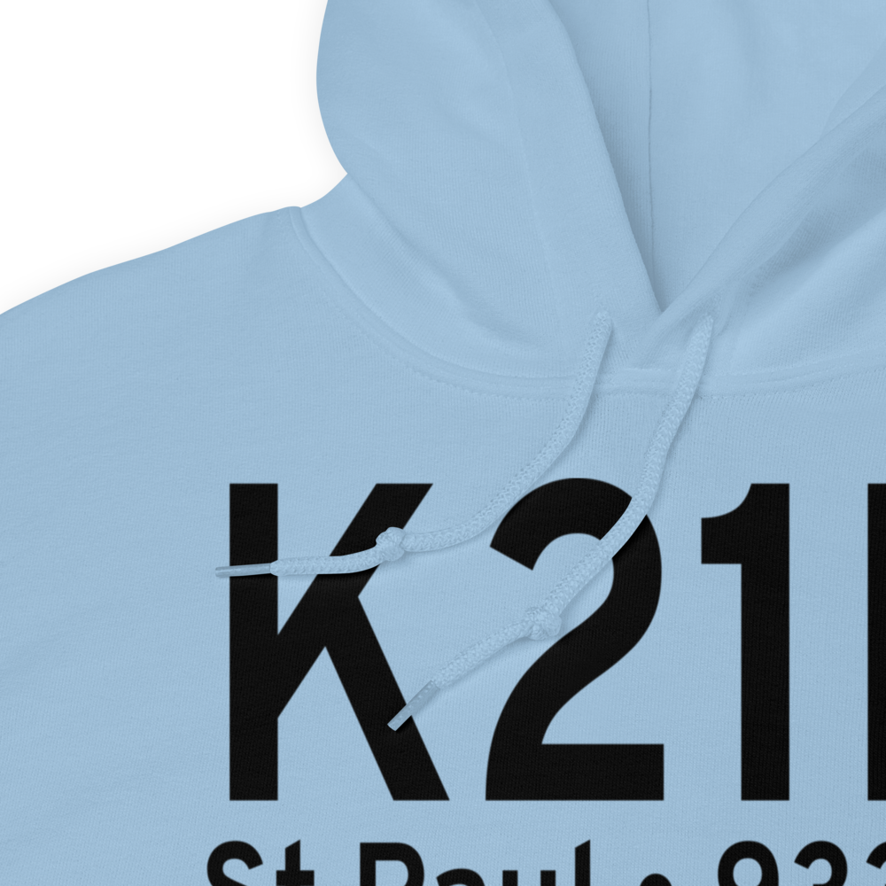 Lake Elmo Airport (K21D) ICAO Hoodie Sweatshirt 