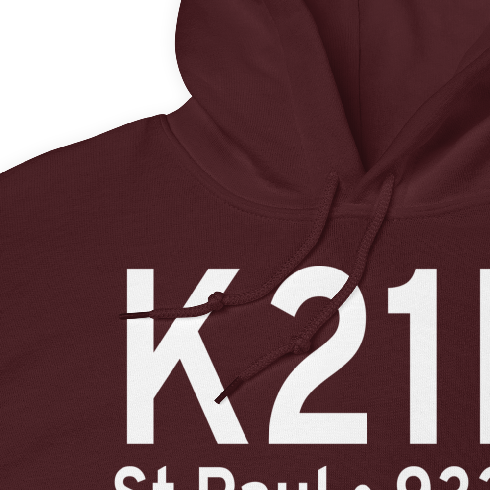Lake Elmo Airport (K21D) ICAO Hoodie Sweatshirt 