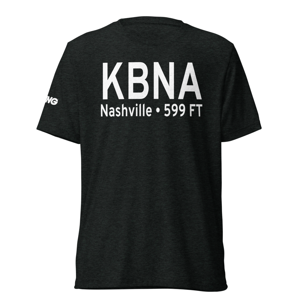Nashville International Airport (KBNA) ICAO Tri-blend T-Shirt 