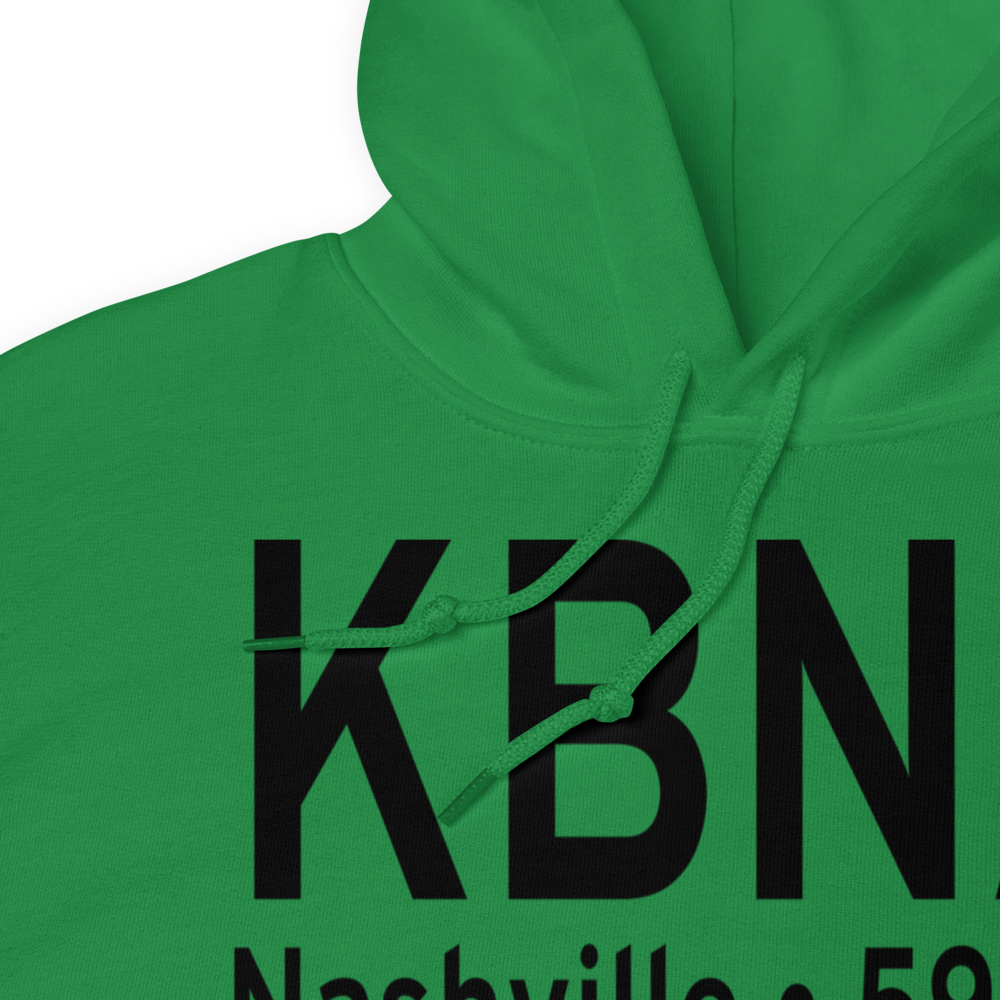 Nashville International Airport (KBNA) ICAO Hoodie Sweatshirt 