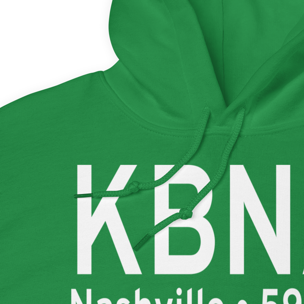 Nashville International Airport (KBNA) ICAO Hoodie Sweatshirt 