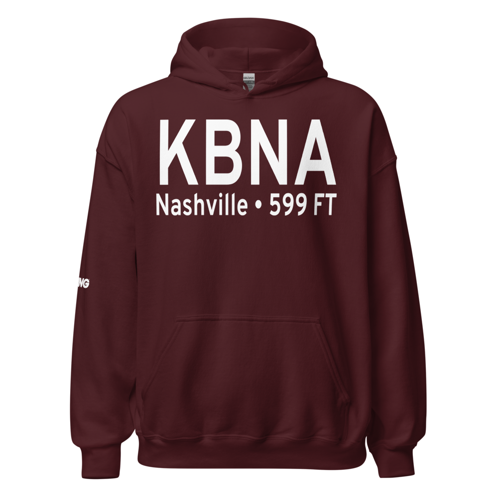 Nashville International Airport (KBNA) ICAO Hoodie Sweatshirt 
