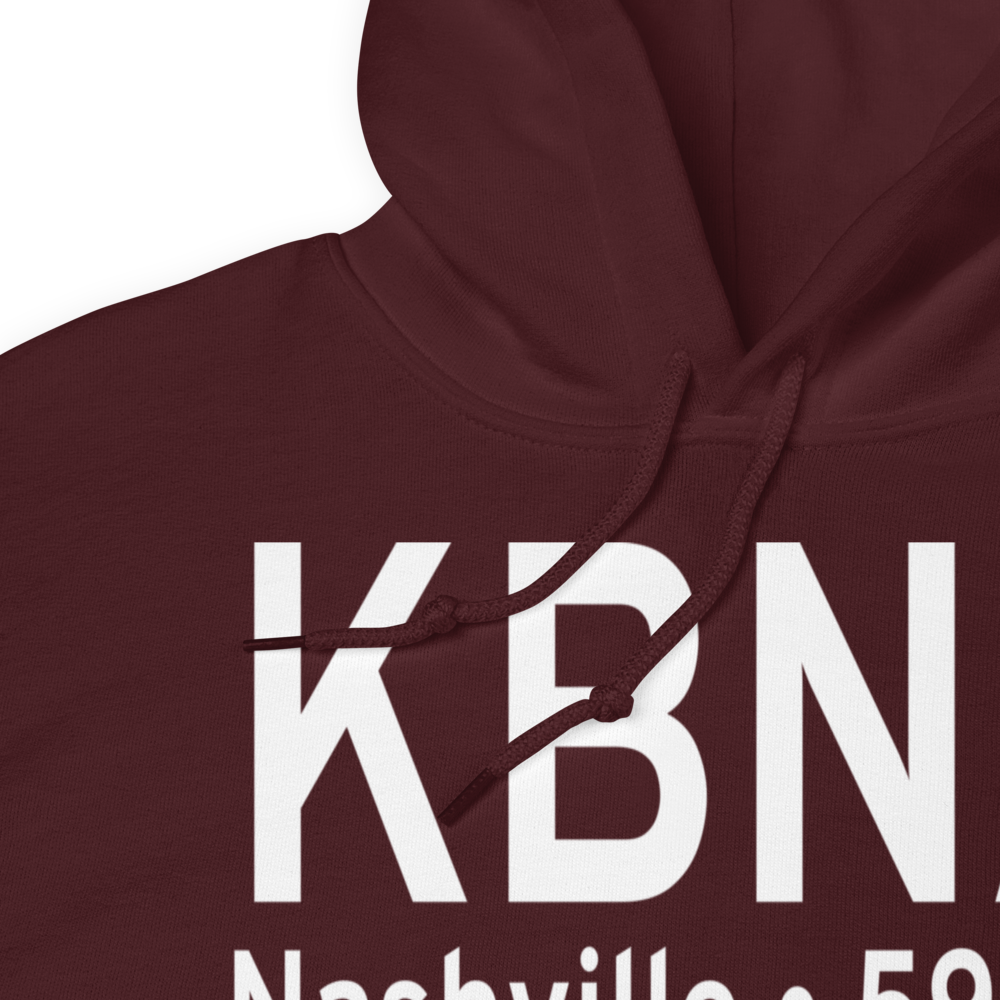 Nashville International Airport (KBNA) ICAO Hoodie Sweatshirt 