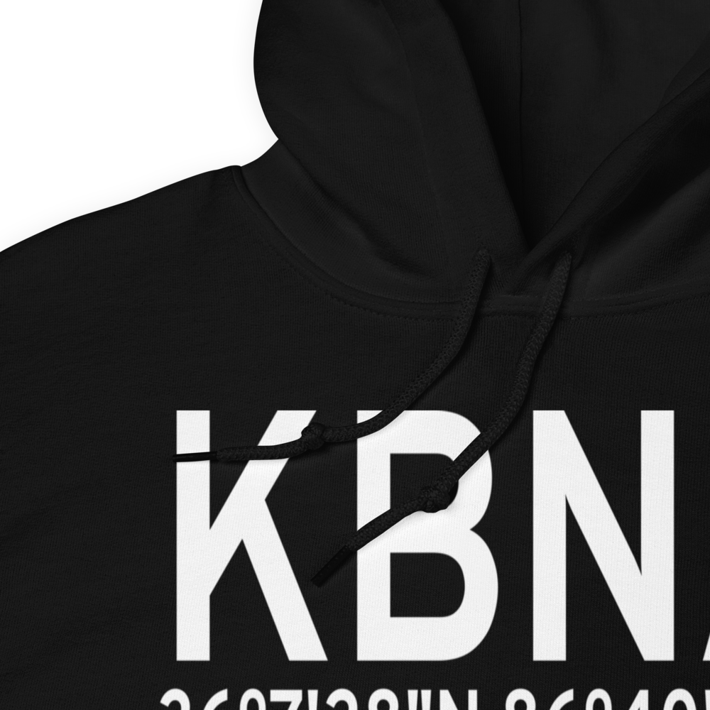 Nashville International Airport (KBNA) ICAO Hoodie Sweatshirt 