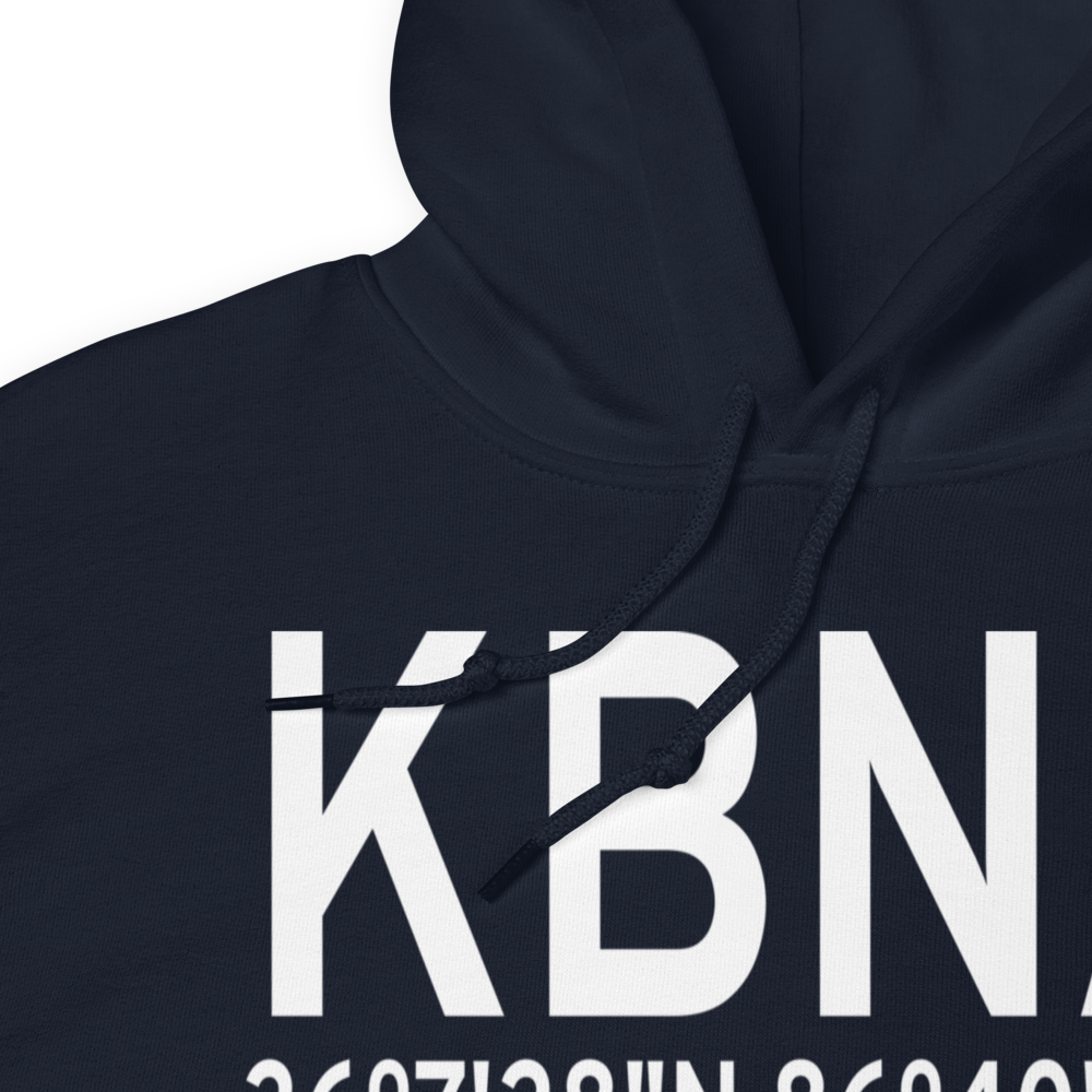 Nashville International Airport (KBNA) ICAO Hoodie Sweatshirt 