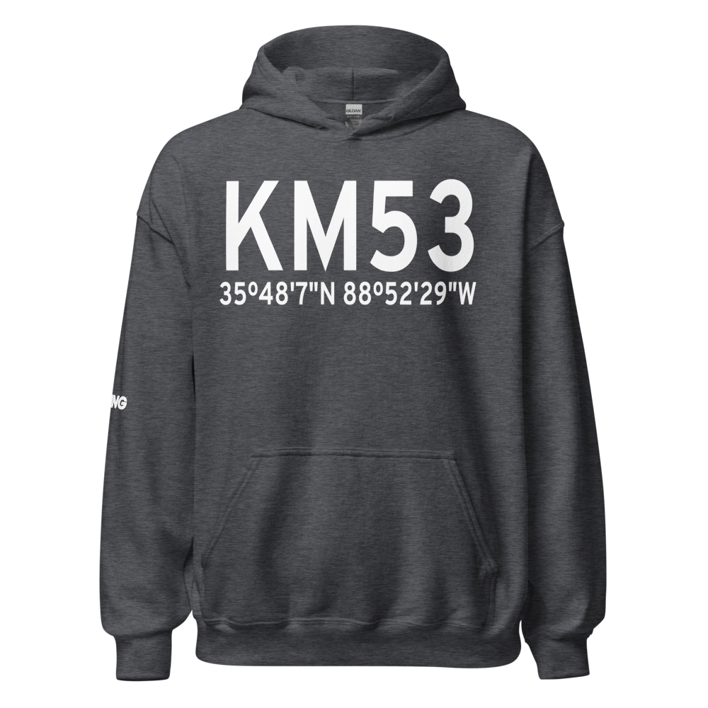 Humboldt Municipal Airport (KM53) ICAO Hoodie Sweatshirt 