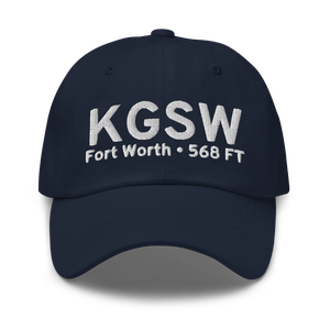 Greater Southwest International Airport-Amon Carter Field (KGSW) ICAO Hat