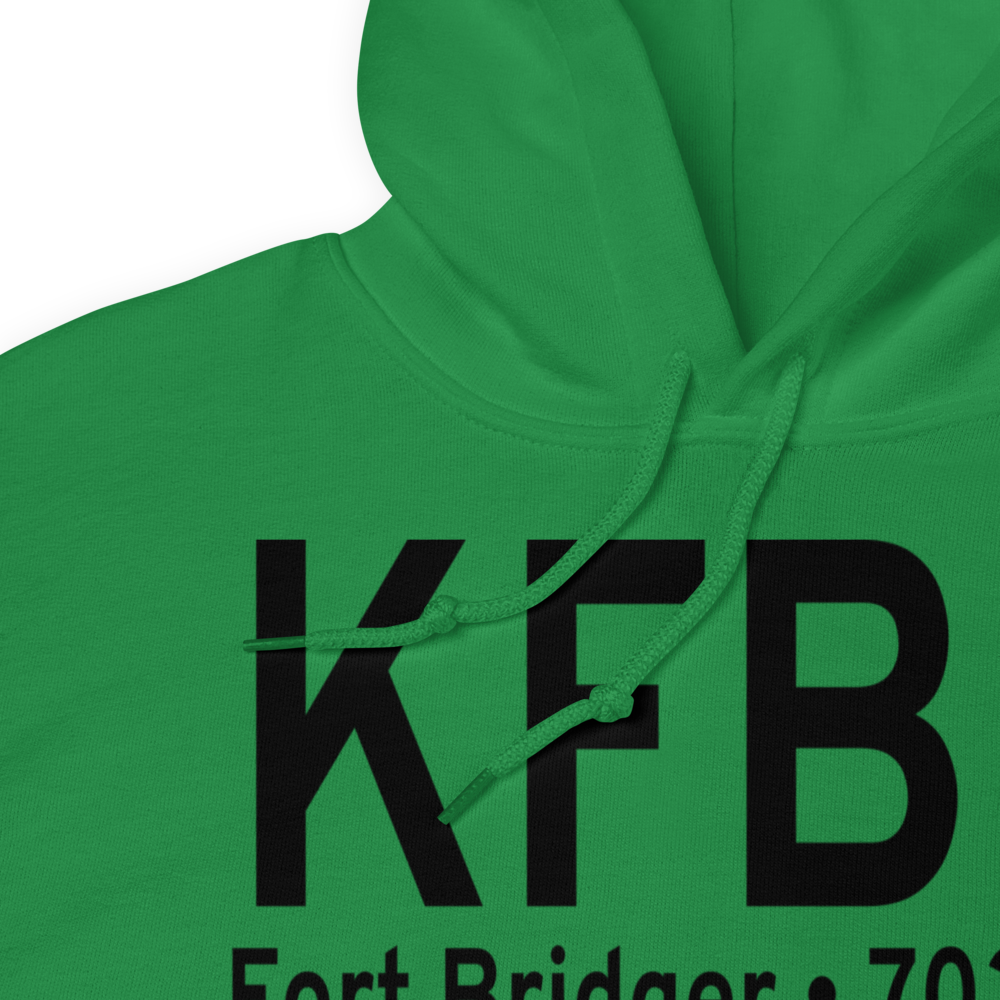 Fort Bridger Airport (KFBR) ICAO Hoodie Sweatshirt 