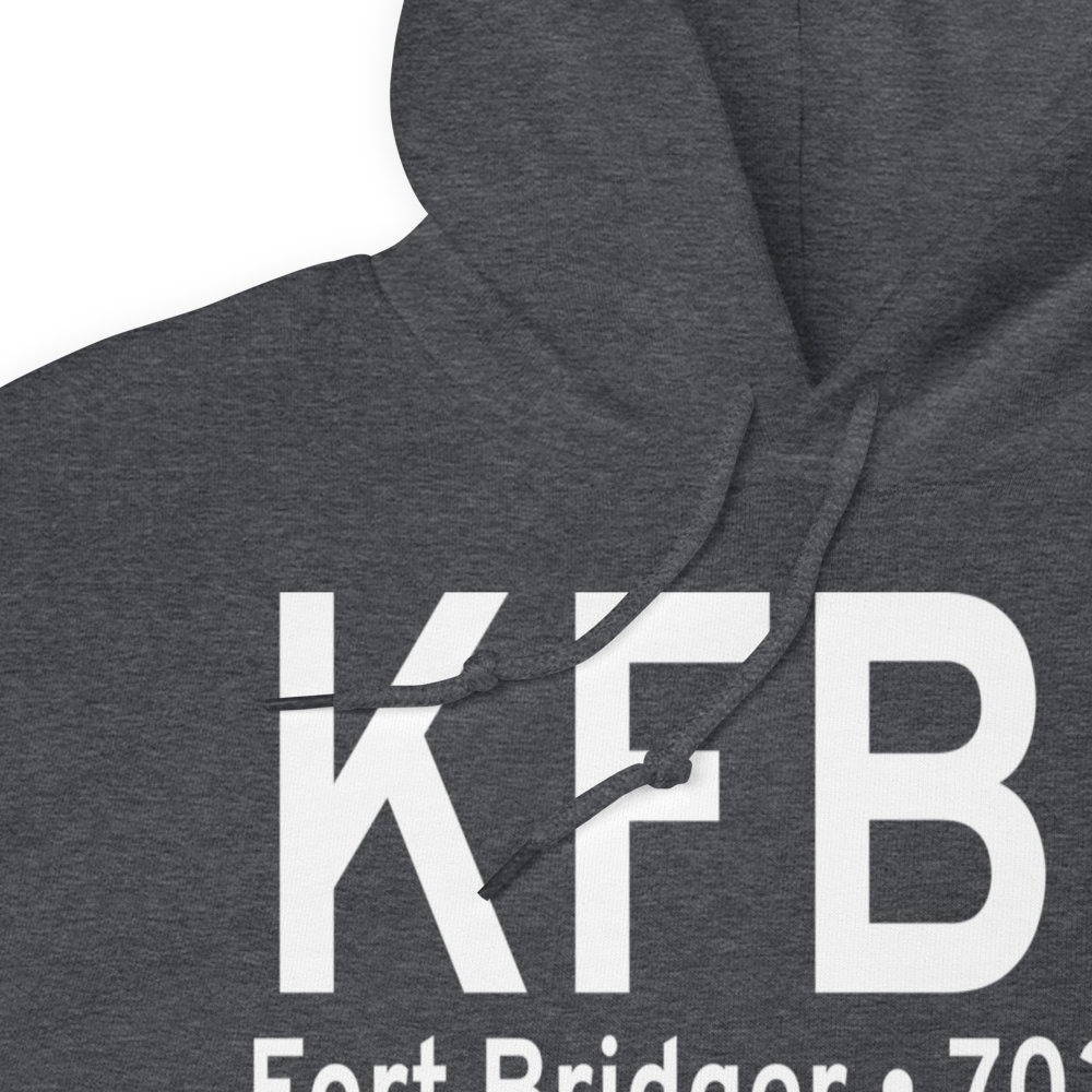 Fort Bridger Airport (KFBR) ICAO Hoodie Sweatshirt 