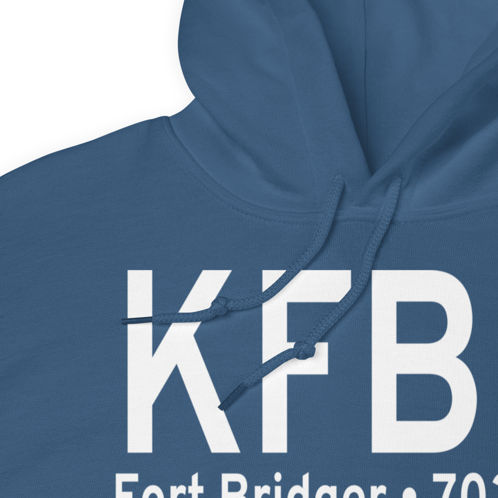 Fort Bridger Airport (KFBR) ICAO Hoodie Sweatshirt 