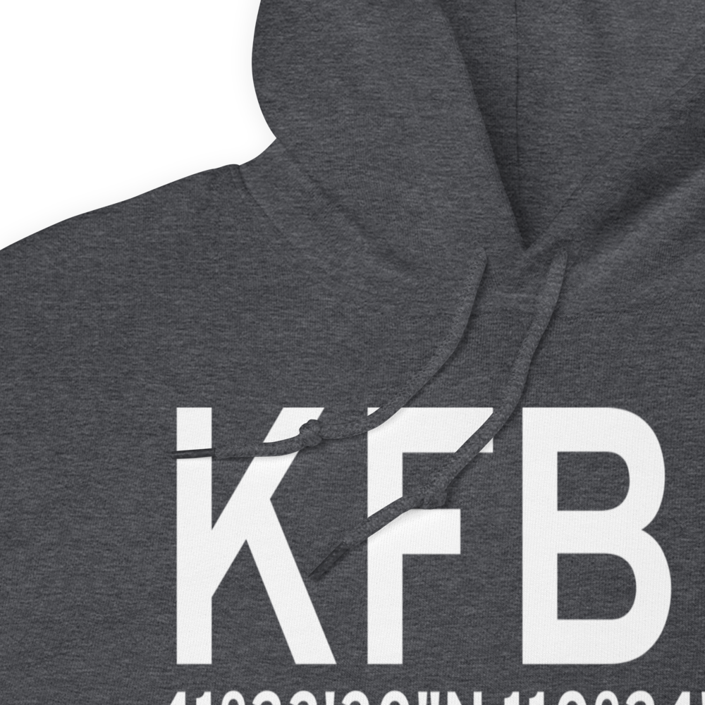 Fort Bridger Airport (KFBR) ICAO Hoodie Sweatshirt 