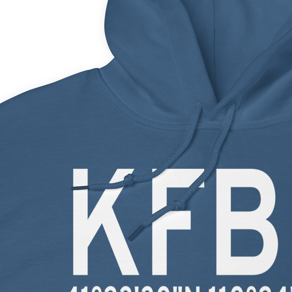 Fort Bridger Airport (KFBR) ICAO Hoodie Sweatshirt 
