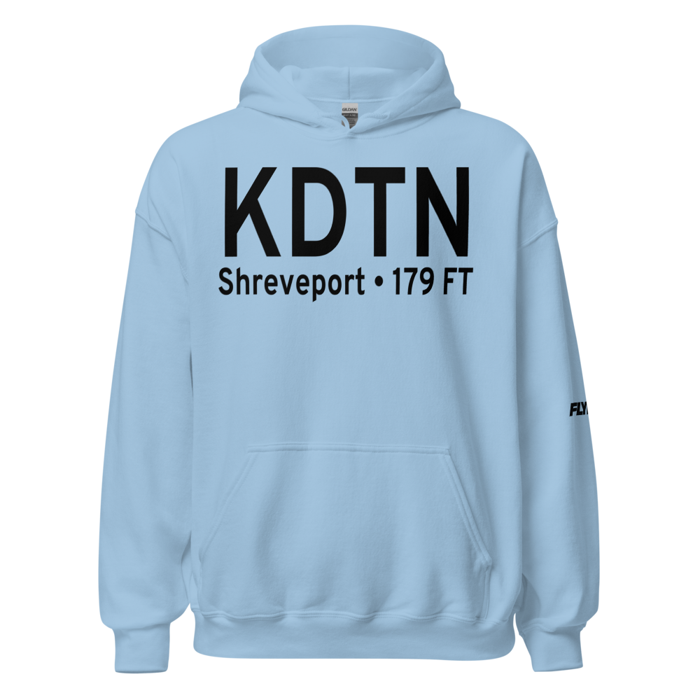 Shreveport Downtown Airport (KDTN) ICAO Hoodie Sweatshirt 