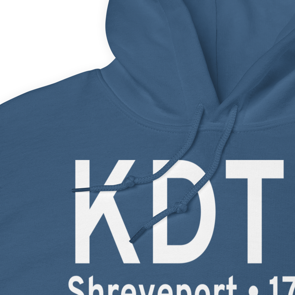 Shreveport Downtown Airport (KDTN) ICAO Hoodie Sweatshirt 