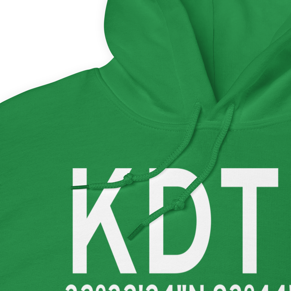 Shreveport Downtown Airport (KDTN) ICAO Hoodie Sweatshirt 
