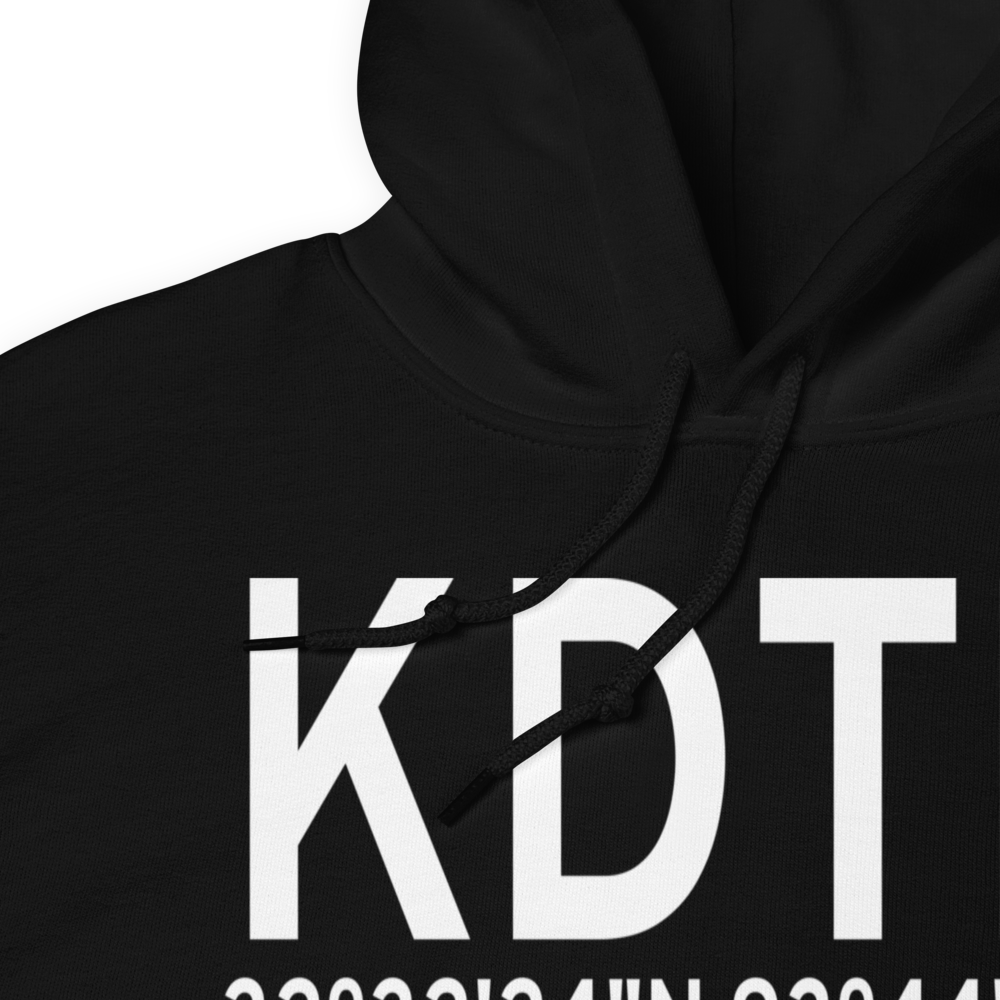 Shreveport Downtown Airport (KDTN) ICAO Hoodie Sweatshirt 