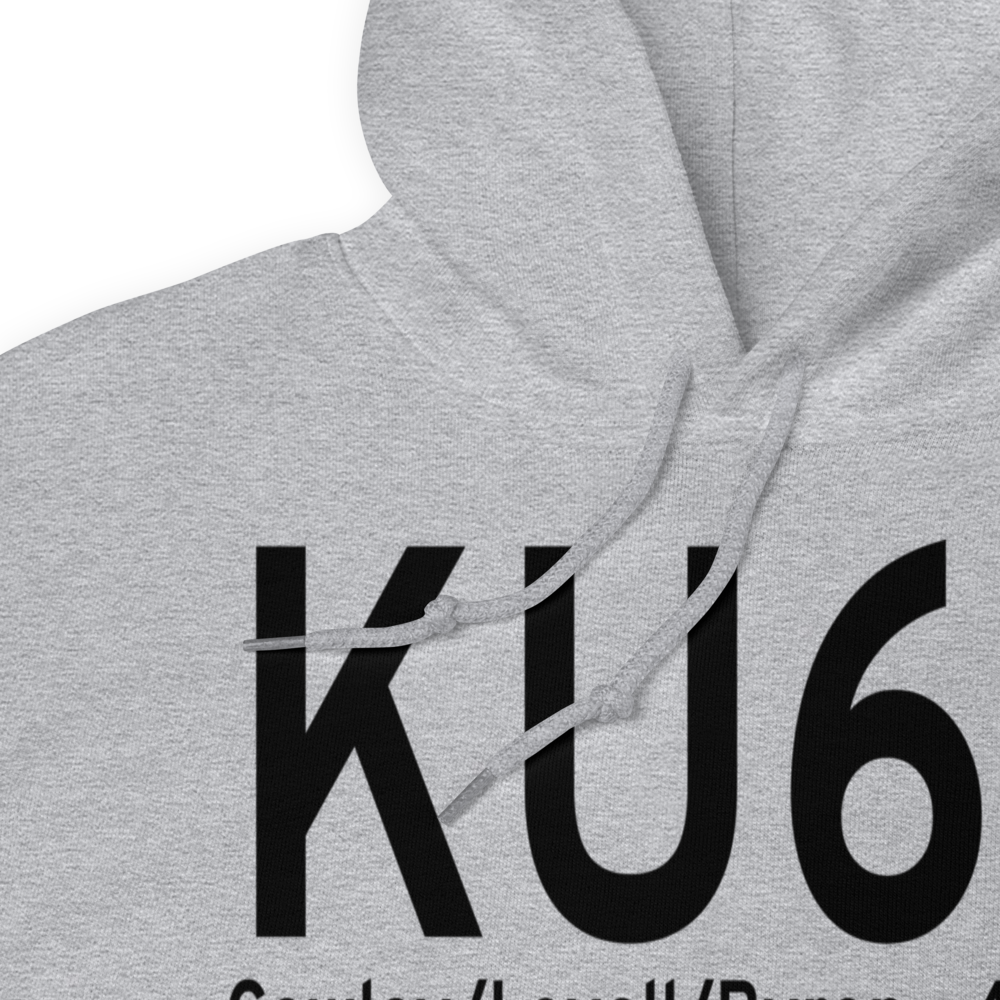 North Big Horn County Airport (KU68) ICAO Hoodie Sweatshirt 