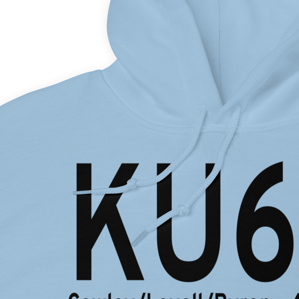 North Big Horn County Airport (KU68) ICAO Hoodie Sweatshirt 