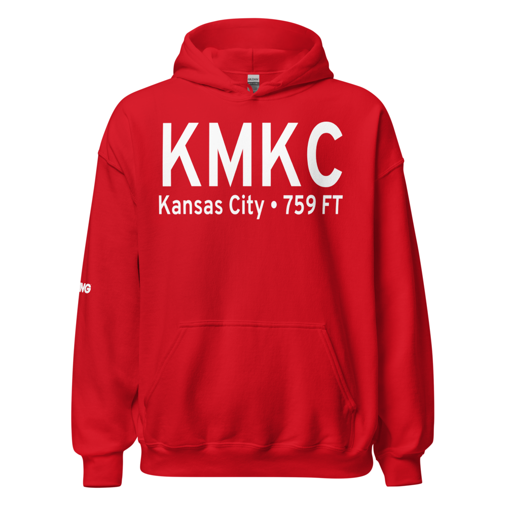 Charles B. Wheeler Downtown Airport (KMKC) ICAO Hoodie Sweatshirt 