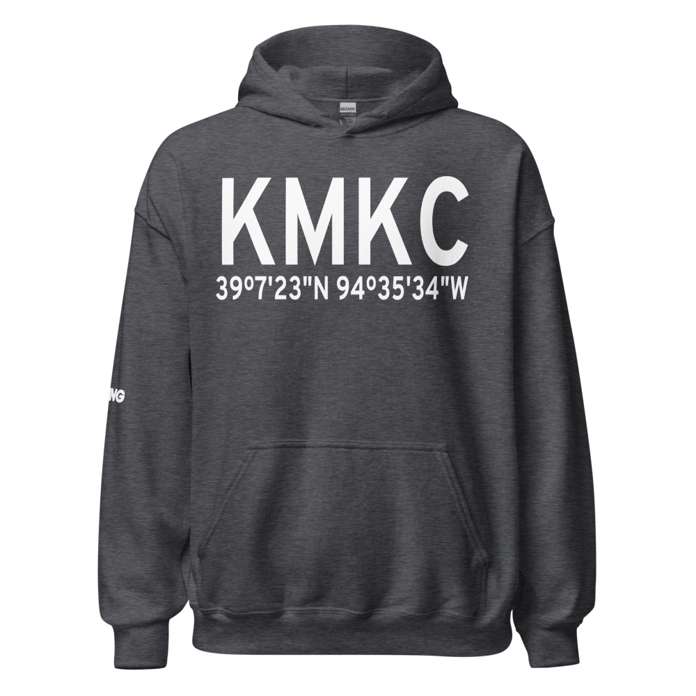 Charles B. Wheeler Downtown Airport (KMKC) ICAO Hoodie Sweatshirt 