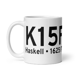 Haskell Municipal Airport (K15F) ICAO Mug