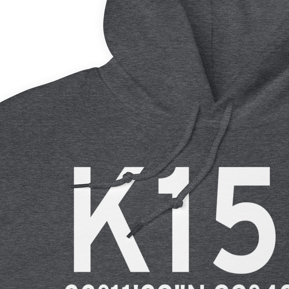 Haskell Municipal Airport (K15F) ICAO Hoodie Sweatshirt 