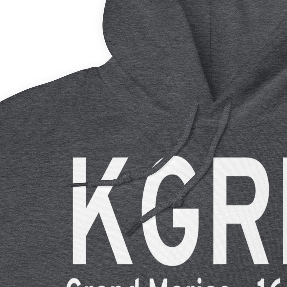 Devil's Track Airport (KGRM) ICAO Hoodie Sweatshirt 