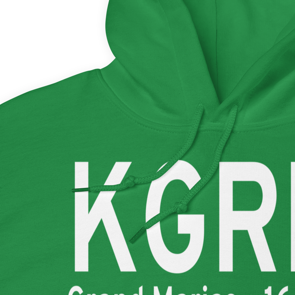 Devil's Track Airport (KGRM) ICAO Hoodie Sweatshirt 