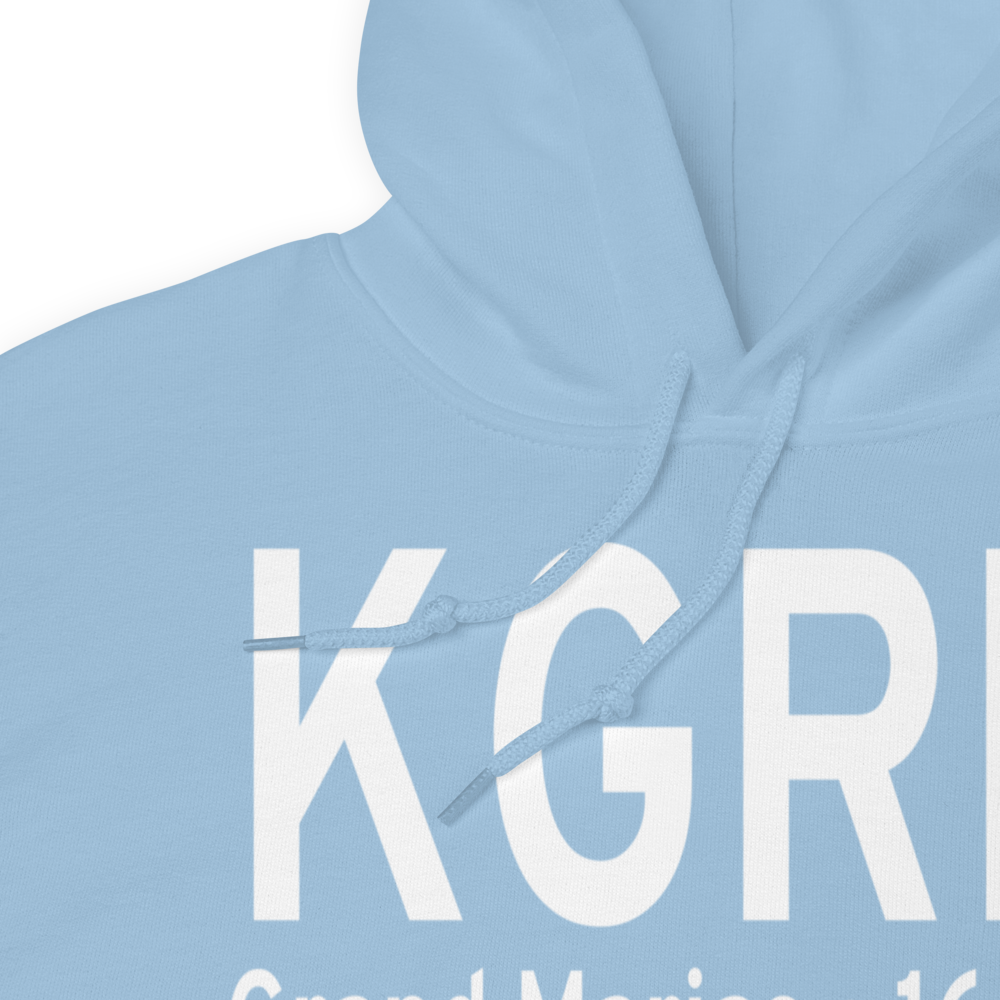 Devil's Track Airport (KGRM) ICAO Hoodie Sweatshirt 