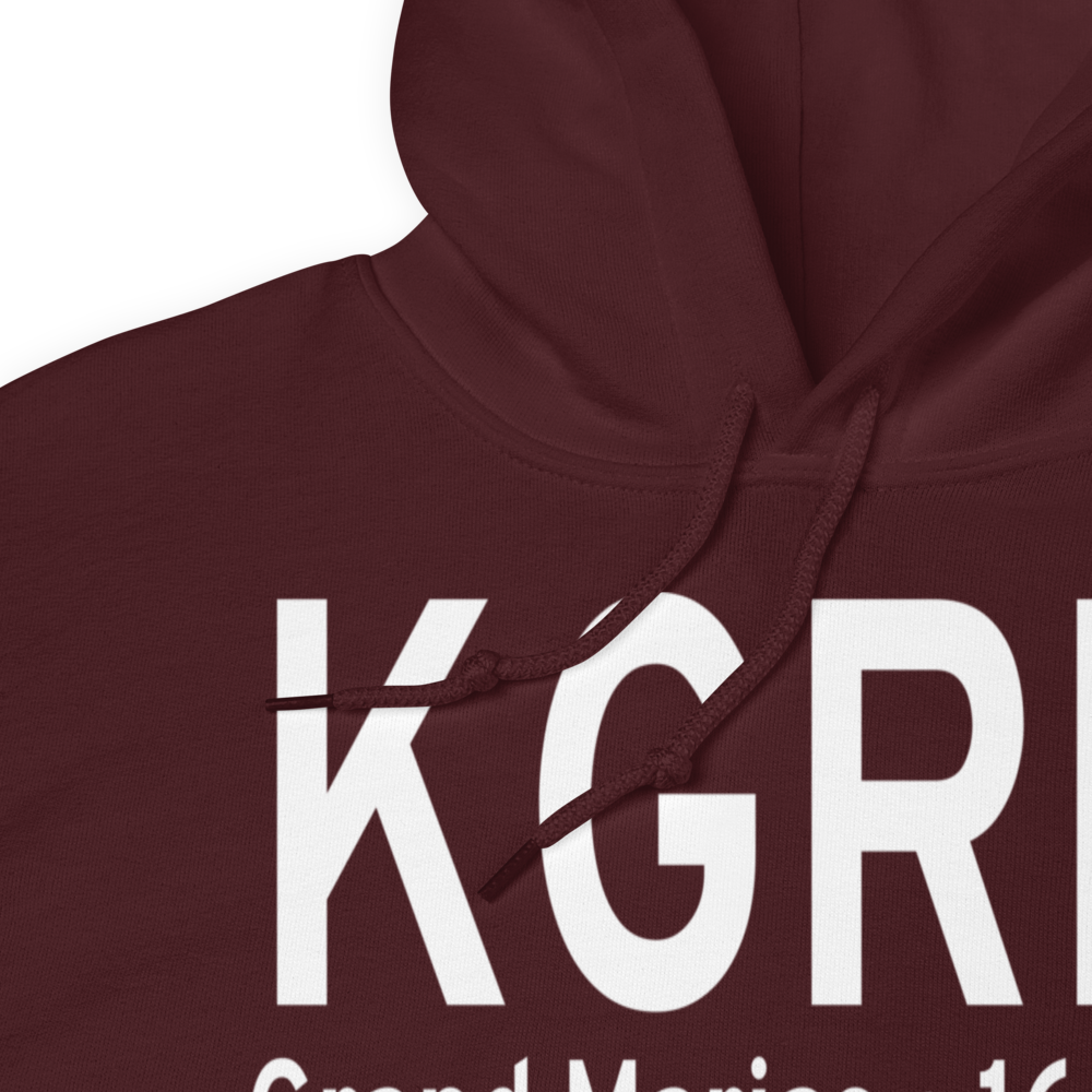 Devil's Track Airport (KGRM) ICAO Hoodie Sweatshirt 