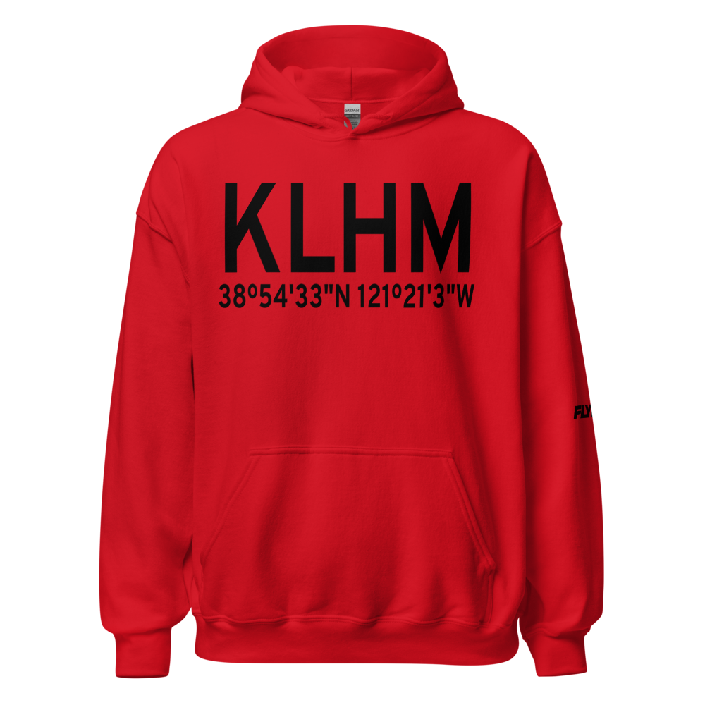 Lincoln Regional Karl Harder Field (KLHM) ICAO Hoodie Sweatshirt 