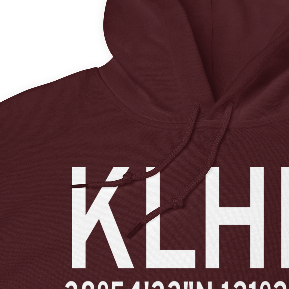 Lincoln Regional Karl Harder Field (KLHM) ICAO Hoodie Sweatshirt 