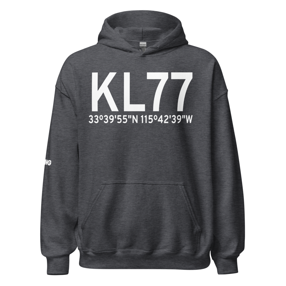 Chiriaco Summit Airport (KL77) ICAO Hoodie Sweatshirt 