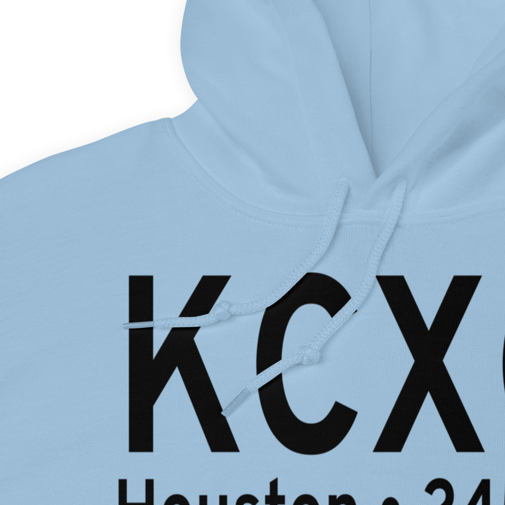 Conroe-North Houston Regional Airport (KCXO) ICAO Hoodie Sweatshirt 